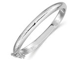 Baby Hinged Bangle in Sterling Silver (5.0mm)